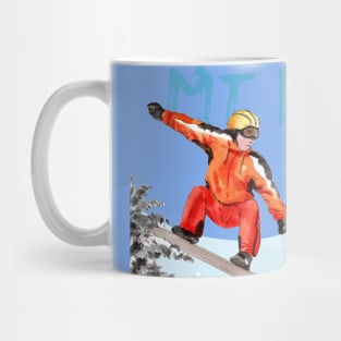 Skiing and snowboarding in Mt Baldy Mug